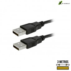 Cabo Extensor USB Macho 3m X-Cell XC-M/M-A